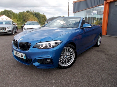 BMW SERIE 2 CABRIOLET 218 I 136 CV M SPORT BV6  ************** 1 ERE MAIN AVEC SEULEMENT 41928 KMS **********